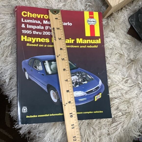 Haynes Repair Manual Chevrolet Lumina, Monte Carlo & Impala FWD 1995-2001 - Picture 14 of 14